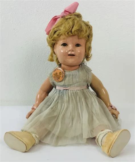 1930 s composition 18” shirley temple doll tlc 41 00 picclick