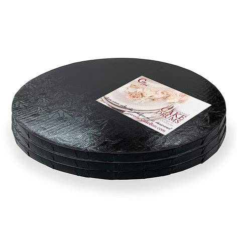 Cake Drums Round 14 Inches Black Sturdy 12 Inch Thick Fully