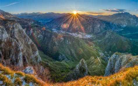 Mountain Valley At Sunrise Wallpapers Wallpaper Cave 563
