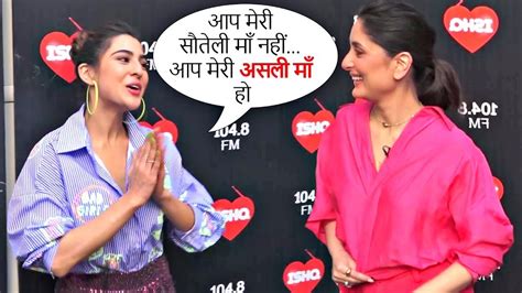 Sara Ali Khan Showing Respect For Step Mother Kareena Kapoor Just Like