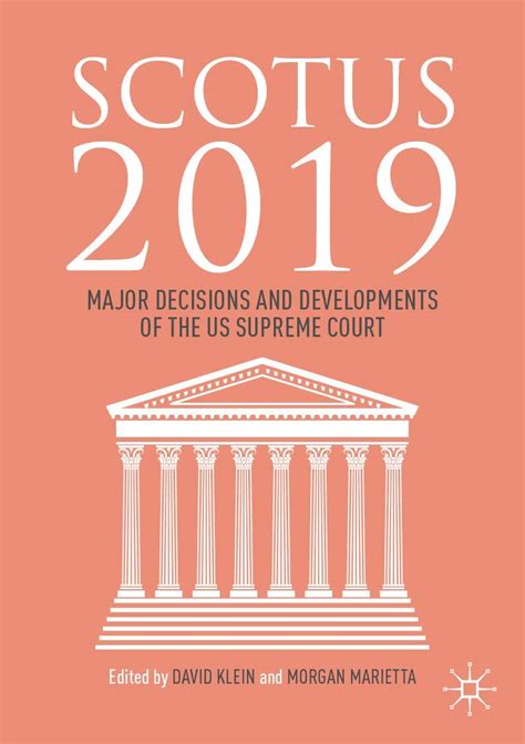 Law And Politics Book Review Scotus 2018 Major Decisions And