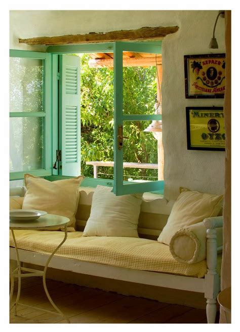 All photos are from elle decor and can be found here. Greek Island Decor Ideas and Designs