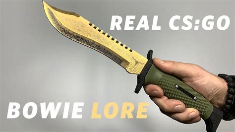 Real Csgo Knives Bowie Lore Knify Youtube