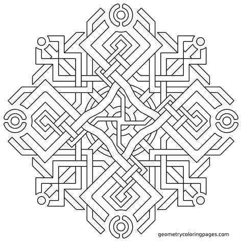 Sacred Geometry Coloring Pages At Free Printable