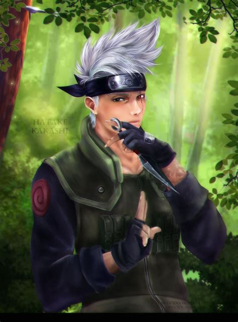 Naruto Characters Kakashi Without Mask