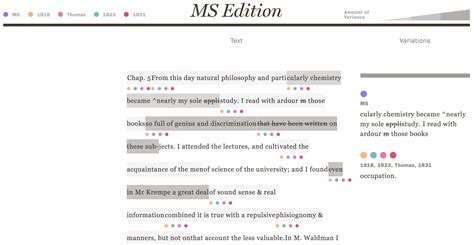 The Frankenstein Variorum Challenge Finding A Clearer View Of Change