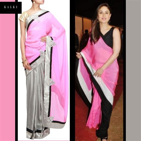 Pink Never Looked Hotter Than On Bebo Get This Saree On Kalki