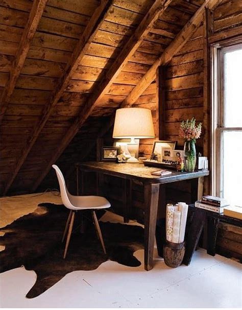 42 Awesome Rustic Home Office Designs Digsdigs
