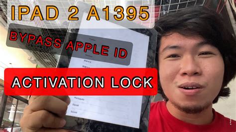 How To Bypass Activation Lock Ipad A Icloud Or Apple Id Youtube