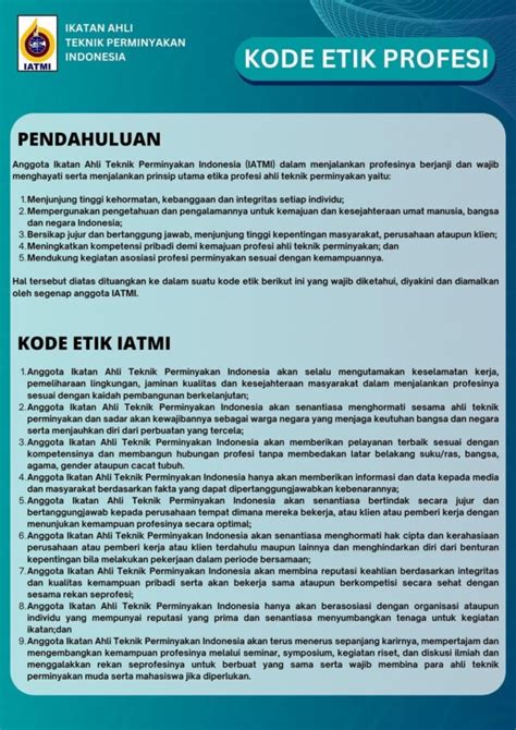 Kode Etik Ikatan Ahli Teknik Perminyakan Indonesia Iatmi My Xxx Hot Girl