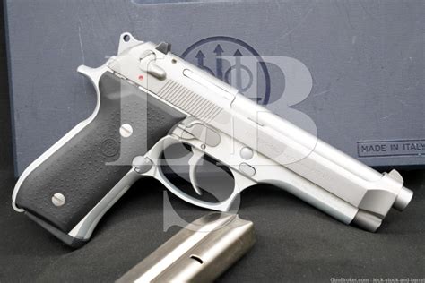 Beretta 92fs 92 Fs 9mm Inox Ss Singledouble Action Semi Automatic