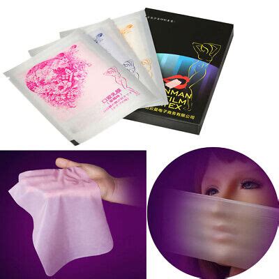 1 3PCS Adult Oral Mouth Sex Films Ultra Thin Contraceptive Film Fruit
