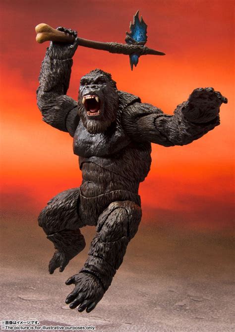 Godzilla Vs Kong 2021 Sh Monsterarts Action Figure Kong 15 Cm