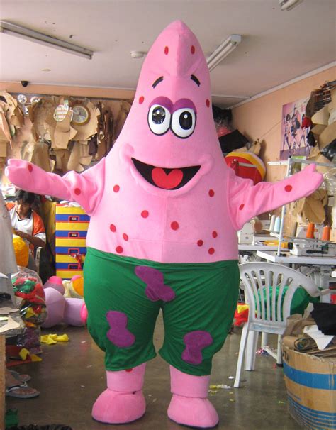 Funny Patrick Star Spongebob Mascot Costume Cartoon Hot Sex Picture