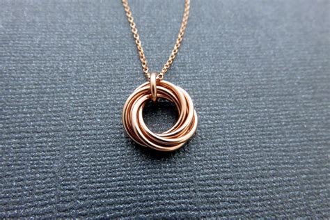 Maybe you would like to learn more about one of these? 60th Birthday Gift for Women | Rose Gold Ring Necklace ...