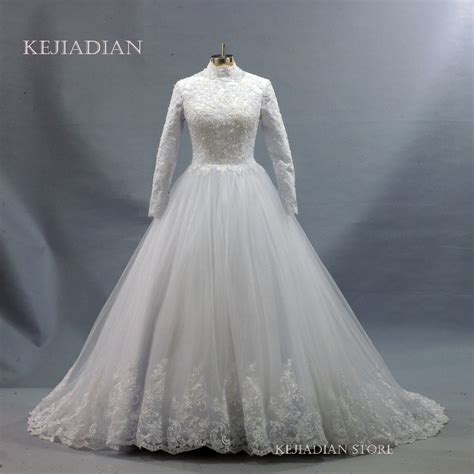 2018 Mother Of The Bride Dresses Long Sleeve Muslim Unique Wedding Gowns Kaftan Islamic Hijab