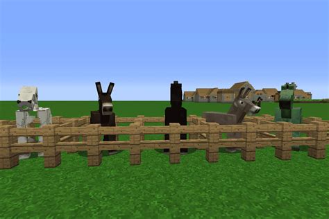 Animales De Minecraft Explicados Caballos Burros Y Mulas Udoe