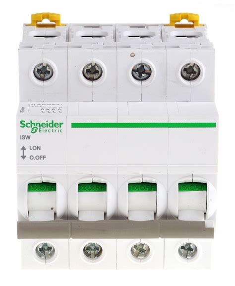 A9s65491 Interrupteur Sectionneur Schneider Electric Acti 9 Isw 4 P