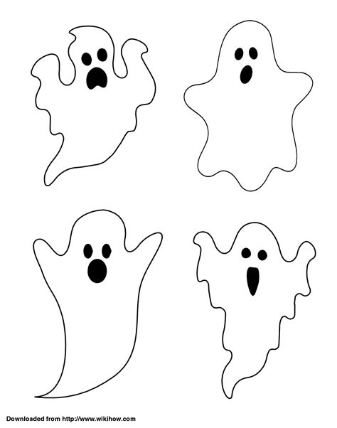 3 Ways To Draw A Ghost Wikihow Bricolage Halloween Halloween
