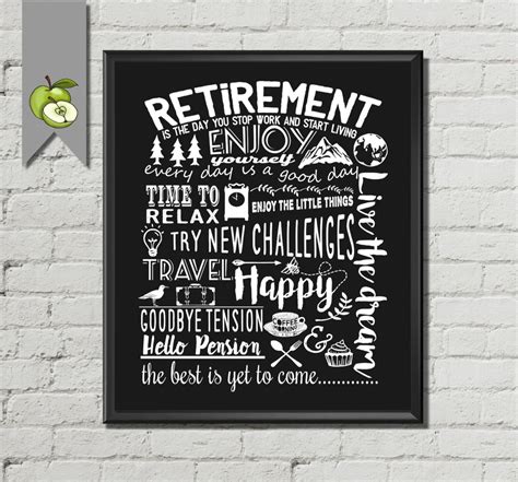 Retirement T Personalised Retirement Leaving Printable