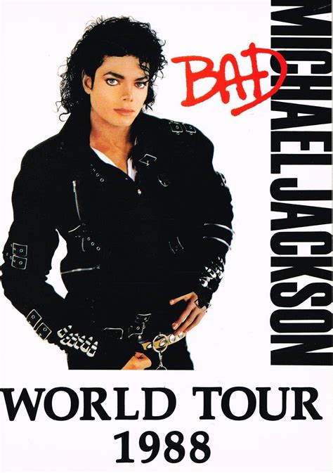 Michael Jackson S Bad World Tour Souvenir Programme De No