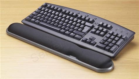 Kensington Height Adjustable Gel Keyboard Wrist Rest Black Server Case
