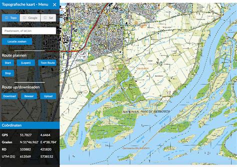 Topografische Kaart Van Nederland De Kadasterkaart Routes Downloads