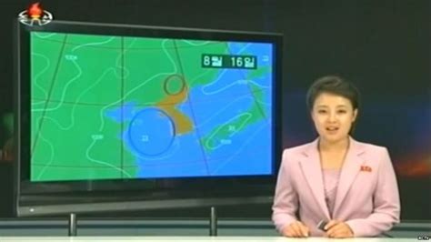 North Korea Tv Revamps Weather Report Bbc News