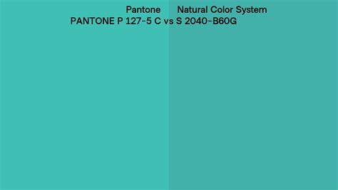 Pantone P 127 5 C Vs Natural Color System S 2040 B60g Side By Side