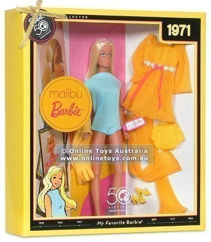 Barbie 50th Anniversary 1971 Malibu Barbie Doll Online Toys Australia