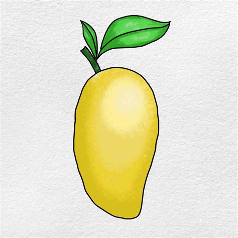 How To Draw Mango Fruit