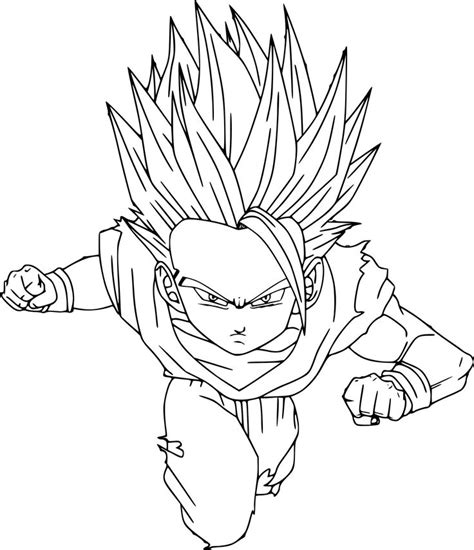 The Super Saiki From Dragon Ball Coloring Pages