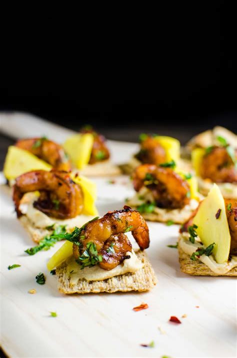 Guacamole shrimp appetizer recipe with goodfoods chunky guacamolelife currents. Mango and Grilled Shrimp Appetizers | The Flavor Bender