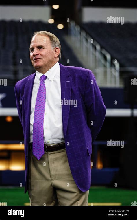 Tcu Horned Frogs Head Coach Gary Patterson Poses During Big Conference Media Day Wednesday