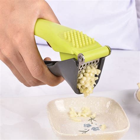 Garlic Press Mincer Chopper Slicer Hand Presser Grinder Crusher Kitchen