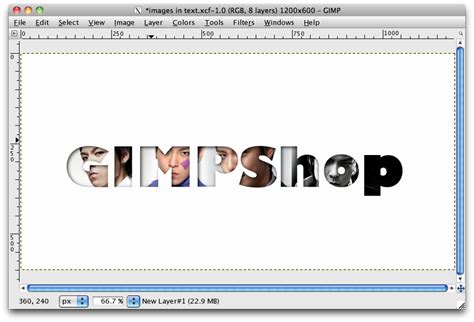 How To Put Images Inside Text Gimpshop