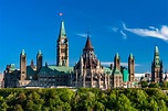 The Parliament of Canada in Ottawa, Ontario, Canada : r ...