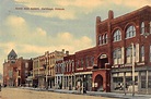 Carthage Illinois South Side Square Historic Bldgs Antique Postcard ...