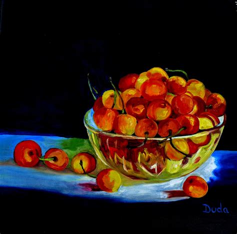 Summer Rainier Cherries A Painting Or Prints Are Available At Susan