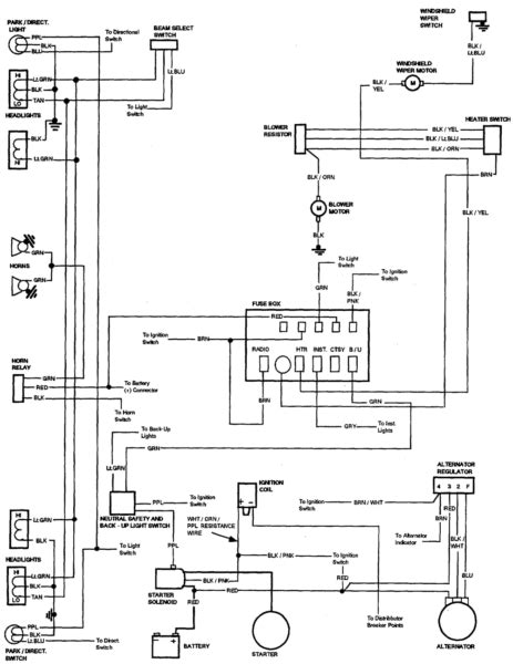 This car is a 1970. Chevelle Wiring Diagram