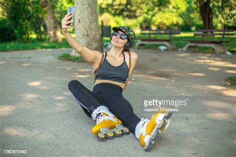 Women Rollerblading Photos And Premium High Res Pictures Getty Images