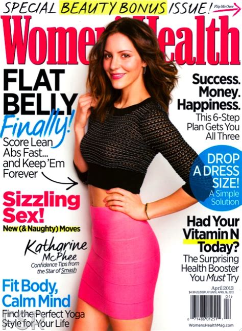 Katharine Mcphee Women S Health Cover Womens Health Magazine Health Magazine Womens Health