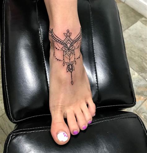 Tatouage Cheville Foot Tattoos Ankle Tattoo Designs Anklet Tattoos