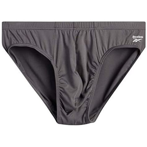 Reebok Mens Underwear Low Rise Quick Dry Performance Briefs 10 Pack