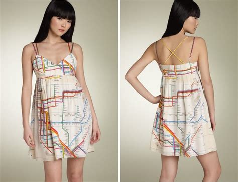 Subway Dress Fashion Silk Print Dress Dresses