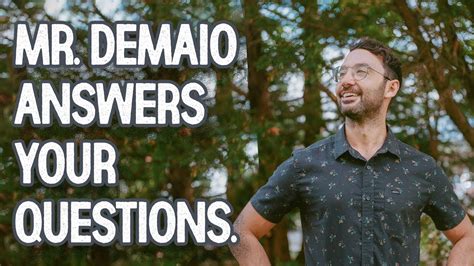 Mr Demaio Answers Your Questions Youtube