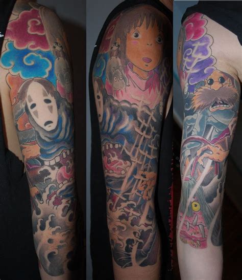 My 34 Sleeve Inspired By Spirited Away In Mix With