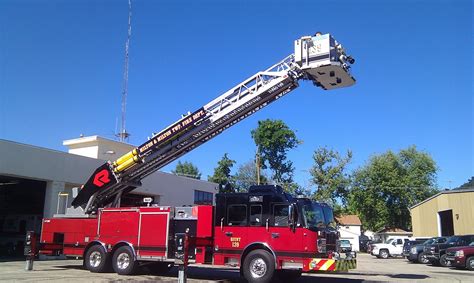 Milton Matters New Ladder Truck At The Fire Department
