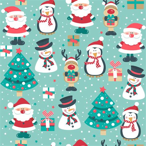 Free Christmas Backgrounds And Patterns Seamless Tiles