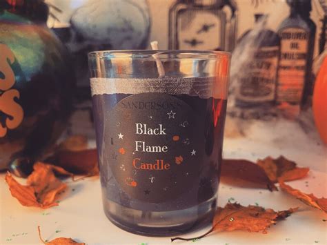 Hocus Pocus Black Flame Candle For Halloween Etsy
